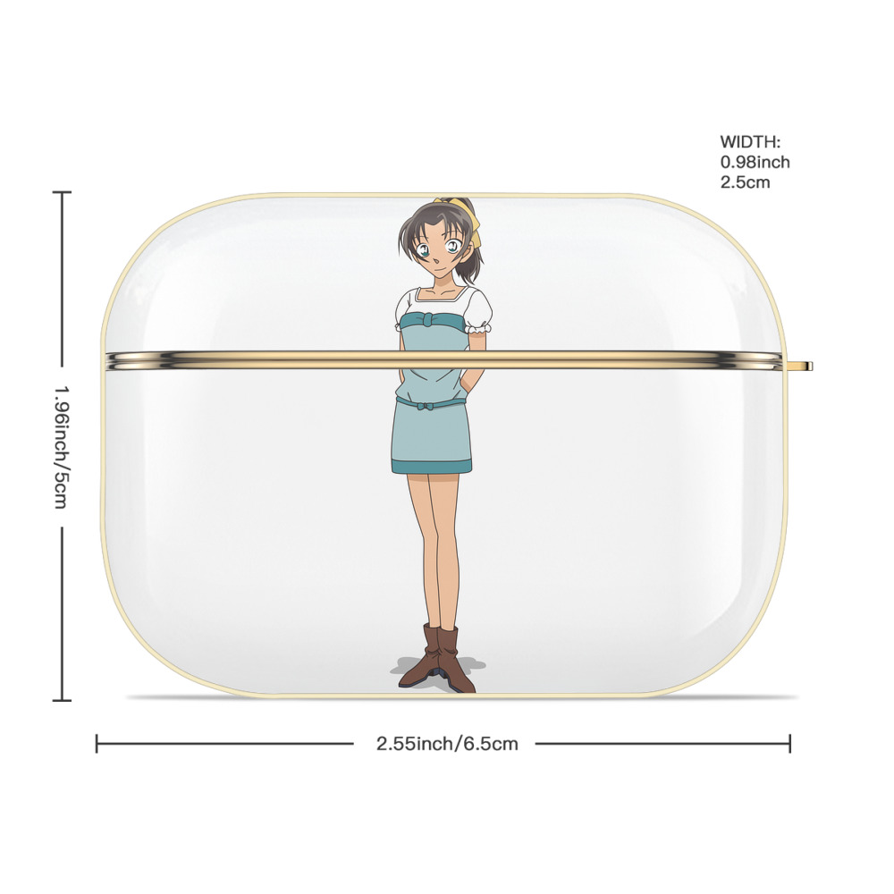 名探偵コナン Detective Conan 【AirPods Pro用】ハードシェル保護ケース｜耐衝撃・防指紋・カラビナ付き商品仕様