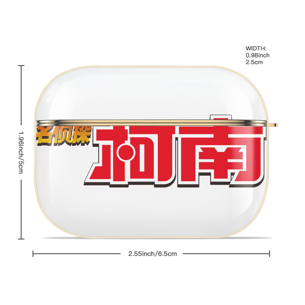 名探偵コナン Detective Conan 【AirPods Pro用】ハードシェル保護ケース｜耐衝撃・防指紋・カラビナ付き商品仕様