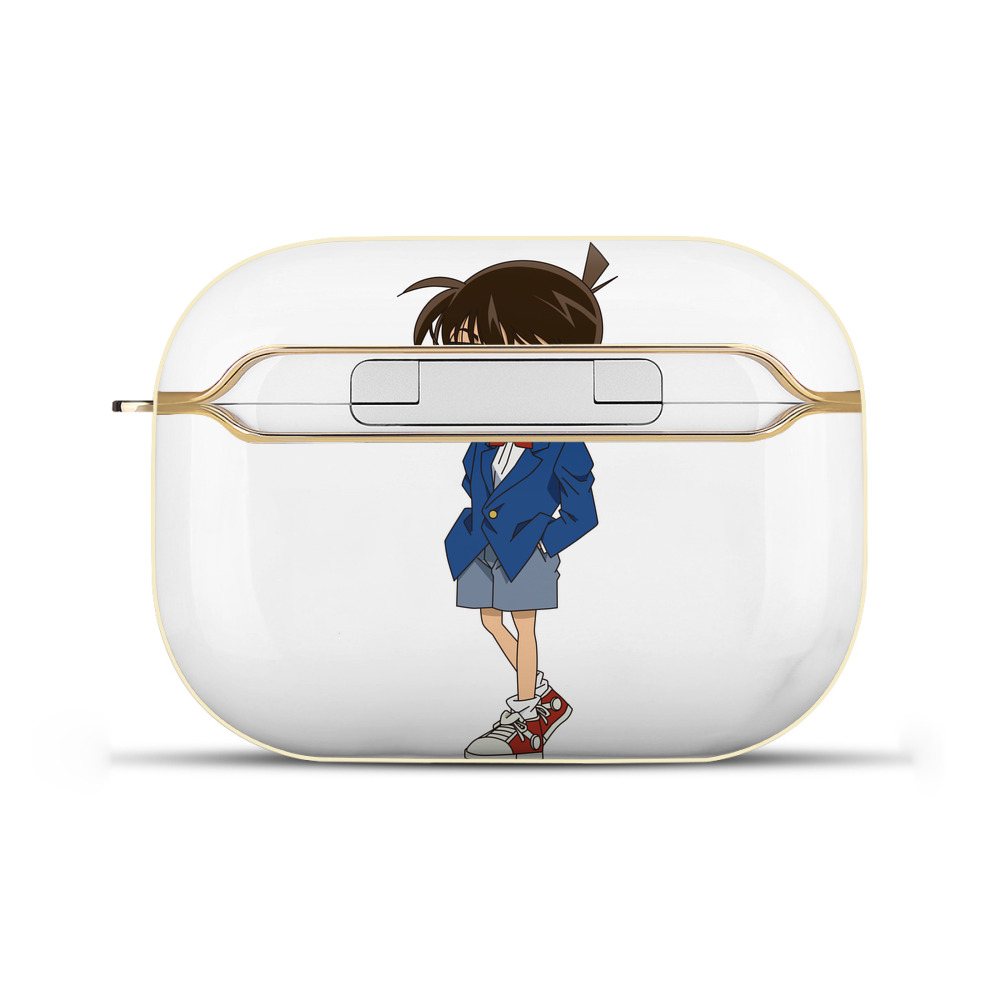 （画像用） 名探偵コナン 江戸川 コナン Detective Conan Conan Edogawa 【AirPods Pro用】ハードシェル保護ケース｜耐衝撃・防指紋・カラビナ付き商品仕様