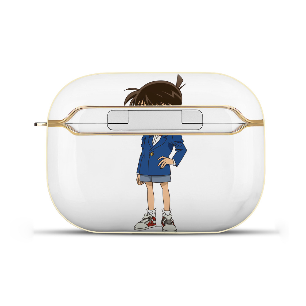 （画像用） 名探偵コナン 江戸川 コナン Detective Conan Conan Edogawa 【AirPods Pro用】ハードシェル保護ケース｜耐衝撃・防指紋・カラビナ付き商品仕様