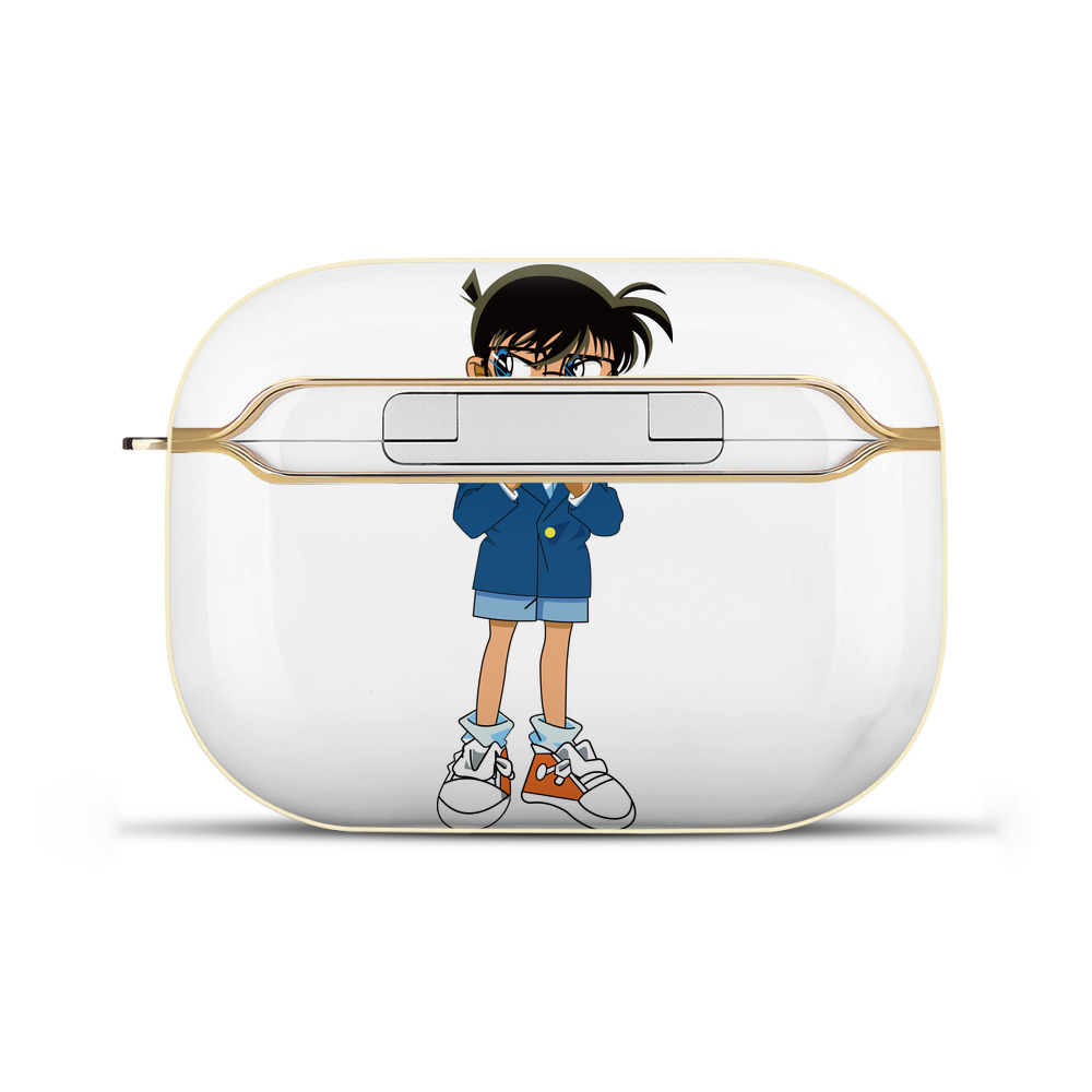 （画像用） 名探偵コナン 江戸川 コナン Detective Conan Conan Edogawa 【AirPods Pro用】ハードシェル保護ケース｜耐衝撃・防指紋・カラビナ付き商品仕様