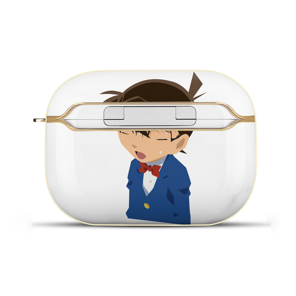 （画像用） 名探偵コナン 江戸川 コナン Detective Conan Conan Edogawa 【AirPods Pro用】ハードシェル保護ケース｜耐衝撃・防指紋・カラビナ付き商品仕様
