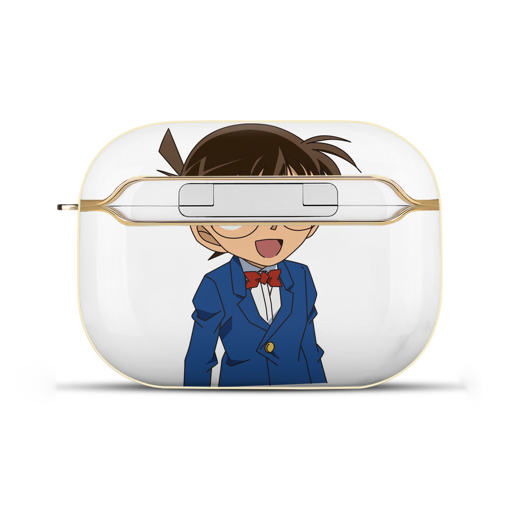 （画像用） 名探偵コナン 江戸川 コナン Detective Conan Conan Edogawa 【AirPods Pro用】ハードシェル保護ケース｜耐衝撃・防指紋・カラビナ付き商品仕様
