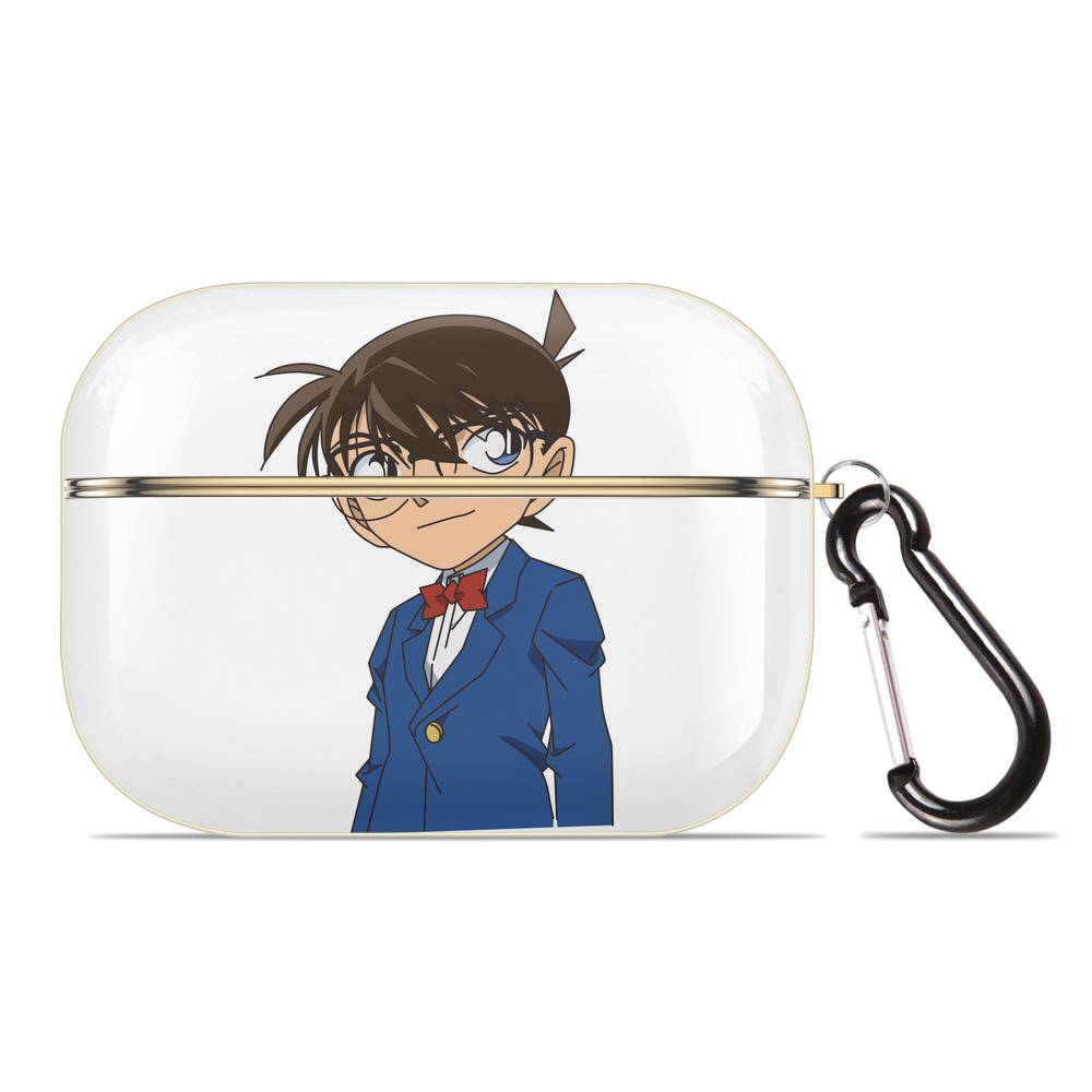 （画像用） 名探偵コナン 江戸川 コナン Detective Conan Conan Edogawa 【AirPods Pro用】ハードシェル保護ケース｜耐衝撃・防指紋・カラビナ付き商品仕様