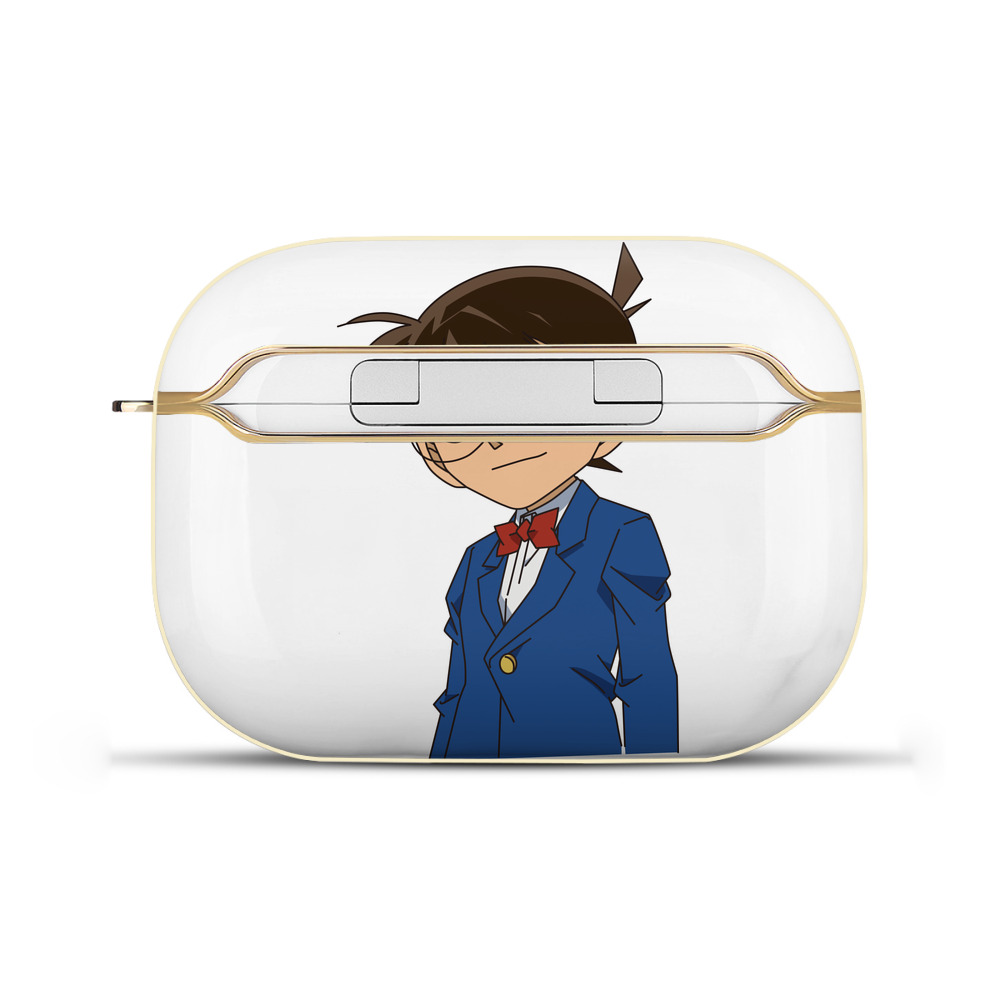 （画像用） 名探偵コナン 江戸川 コナン Detective Conan Conan Edogawa 【AirPods Pro用】ハードシェル保護ケース｜耐衝撃・防指紋・カラビナ付き商品仕様