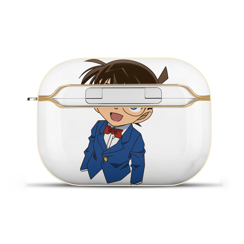 （画像用） 名探偵コナン 江戸川 コナン Detective Conan Conan Edogawa 【AirPods Pro用】ハードシェル保護ケース｜耐衝撃・防指紋・カラビナ付き商品仕様