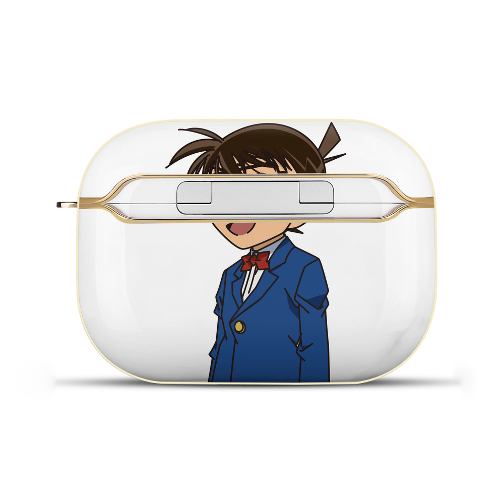 （画像用） 名探偵コナン 江戸川 コナン Detective Conan Conan Edogawa 【AirPods Pro用】ハードシェル保護ケース｜耐衝撃・防指紋・カラビナ付き商品仕様