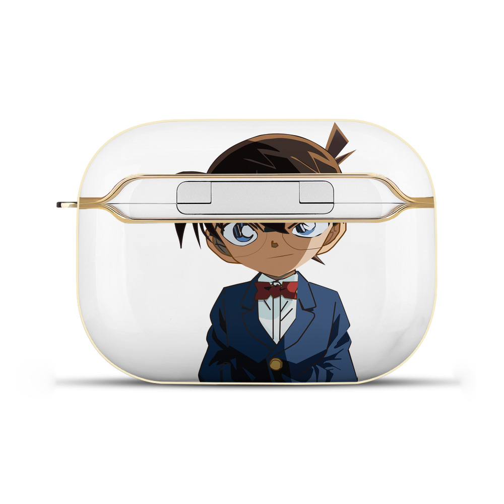 （画像用） 名探偵コナン 江戸川 コナン Detective Conan Conan Edogawa 【AirPods Pro用】ハードシェル保護ケース｜耐衝撃・防指紋・カラビナ付き商品仕様