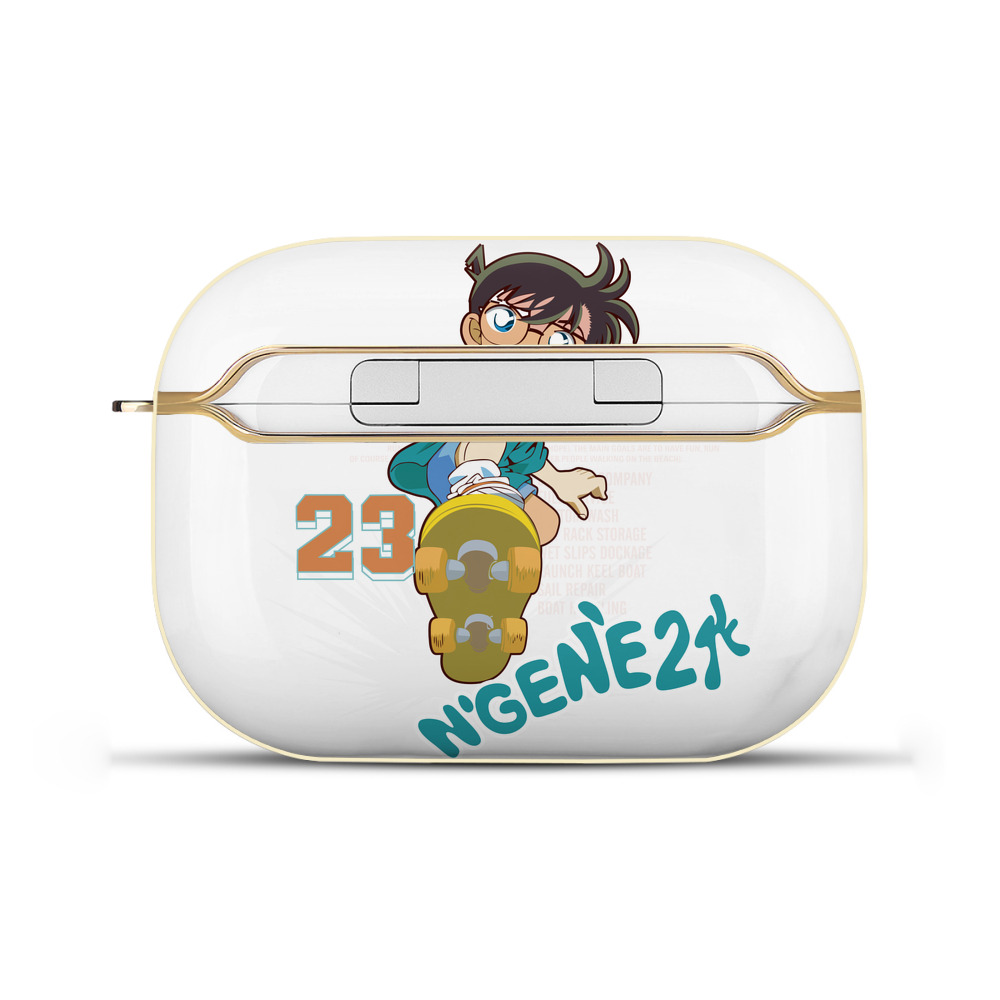 （画像用） 名探偵コナン 江戸川 コナン Detective Conan Conan Edogawa 【AirPods Pro用】ハードシェル保護ケース｜耐衝撃・防指紋・カラビナ付き商品仕様