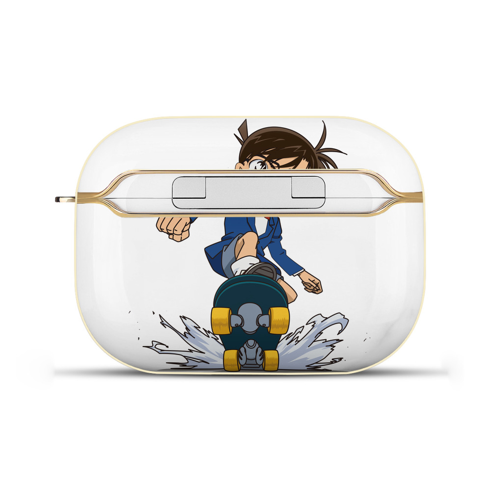 （画像用） 名探偵コナン 江戸川 コナン Detective Conan Conan Edogawa 【AirPods Pro用】ハードシェル保護ケース｜耐衝撃・防指紋・カラビナ付き商品仕様
