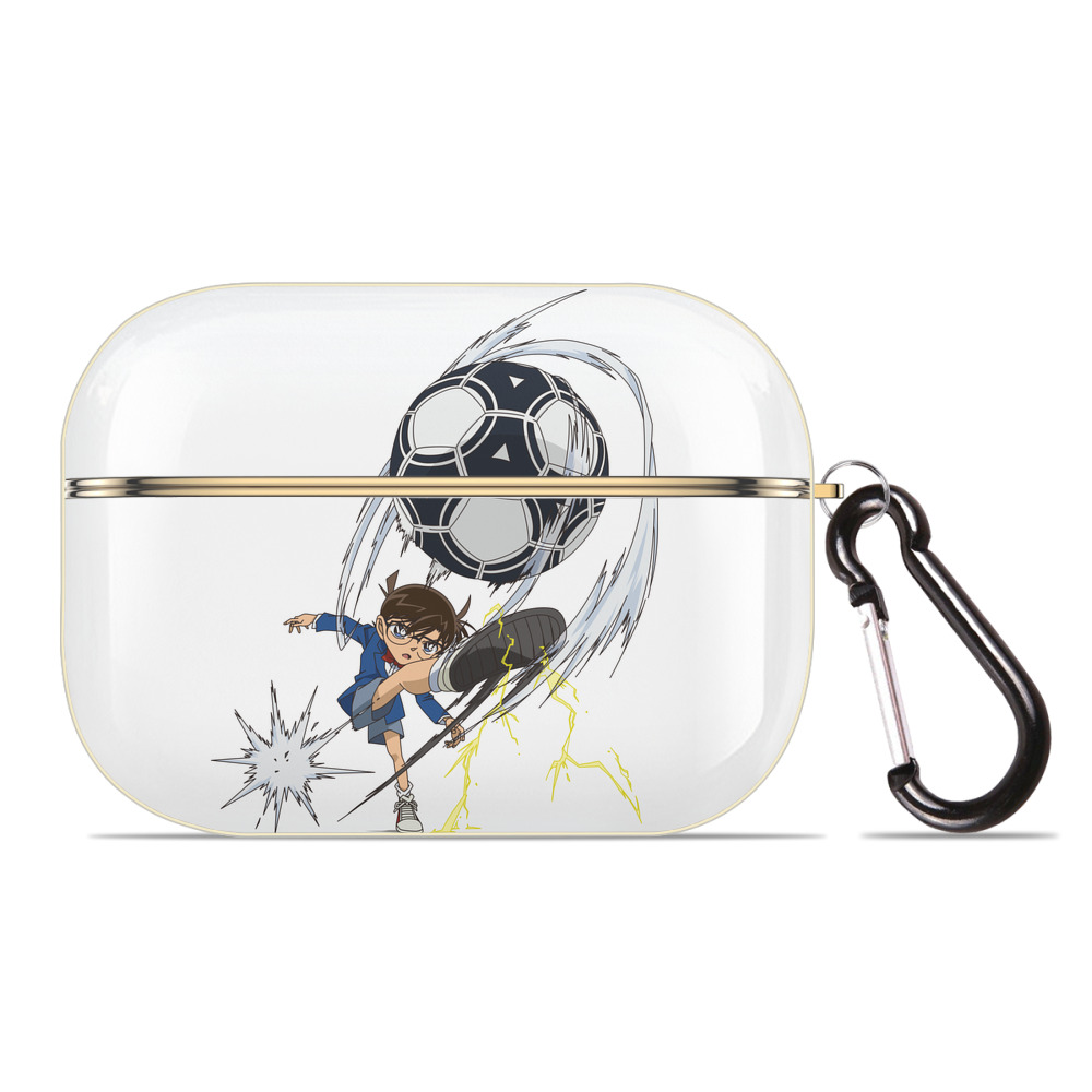 （画像用） 名探偵コナン 江戸川 コナン Detective Conan Conan Edogawa 【AirPods Pro用】ハードシェル保護ケース｜耐衝撃・防指紋・カラビナ付き商品仕様