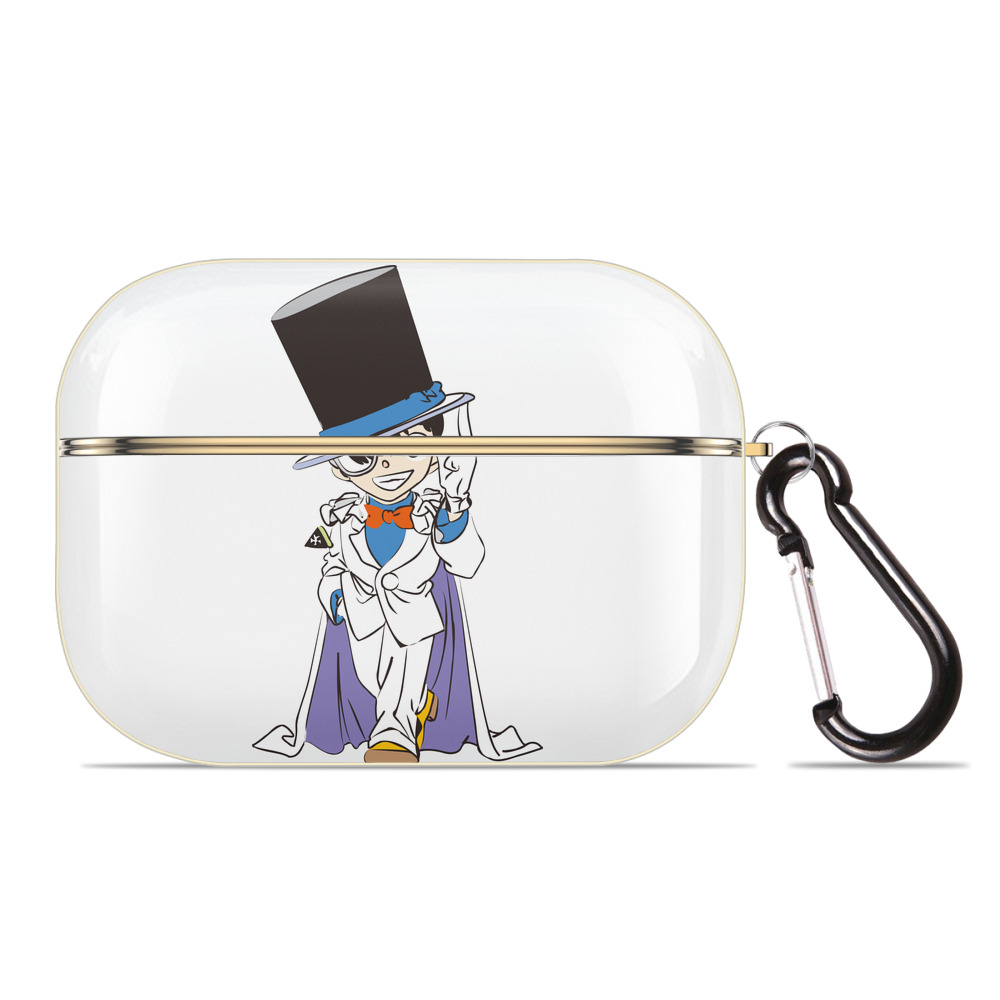 （画像用） 名探偵コナン 江戸川 コナン Detective Conan Conan Edogawa 【AirPods Pro用】ハードシェル保護ケース｜耐衝撃・防指紋・カラビナ付き商品仕様