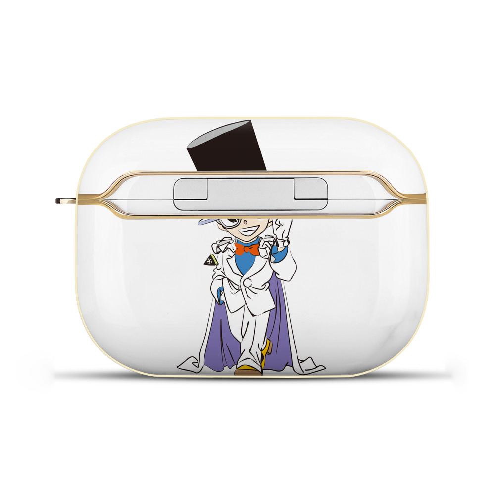 （画像用） 名探偵コナン 江戸川 コナン Detective Conan Conan Edogawa 【AirPods Pro用】ハードシェル保護ケース｜耐衝撃・防指紋・カラビナ付き商品仕様
