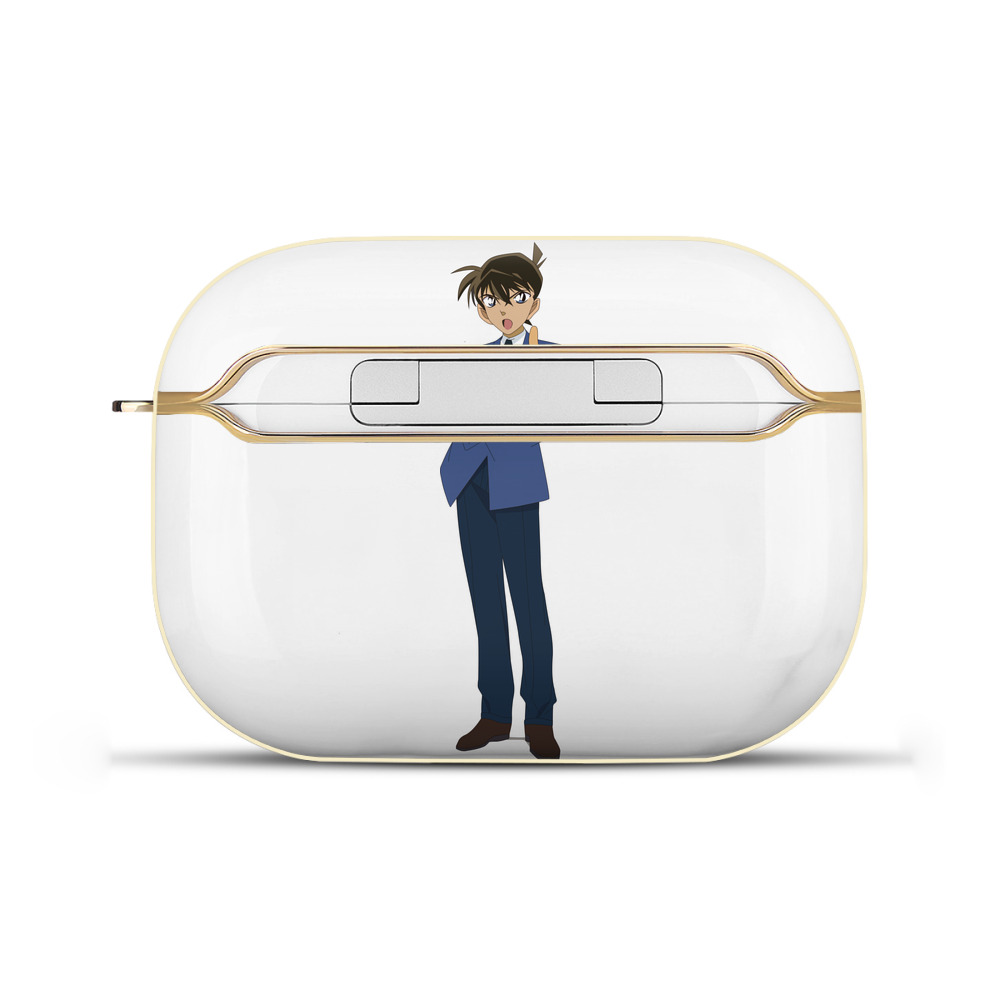 （画像用） 名探偵コナン 江戸川 コナン Detective Conan Conan Edogawa 【AirPods Pro用】ハードシェル保護ケース｜耐衝撃・防指紋・カラビナ付き商品仕様