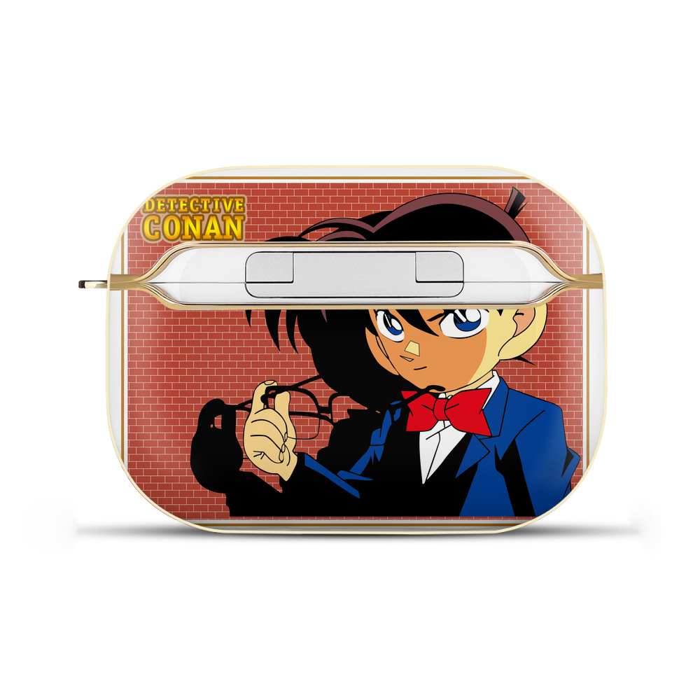 （画像用） 名探偵コナン 江戸川 コナン Detective Conan Conan Edogawa 【AirPods Pro用】ハードシェル保護ケース｜耐衝撃・防指紋・カラビナ付き商品仕様