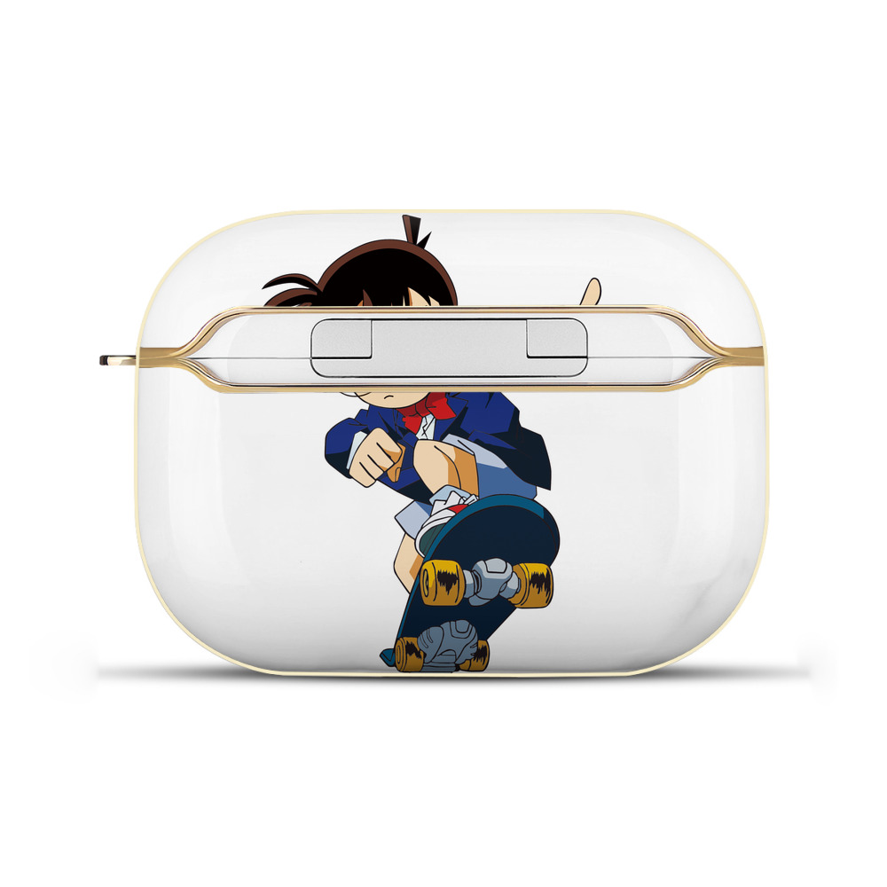 （画像用） 名探偵コナン 江戸川 コナン Detective Conan Conan Edogawa 【AirPods Pro用】ハードシェル保護ケース｜耐衝撃・防指紋・カラビナ付き商品仕様