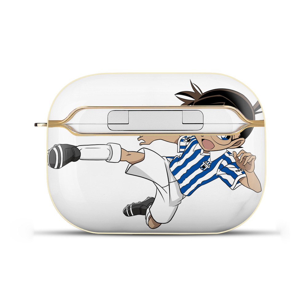 （画像用） 名探偵コナン 江戸川 コナン Detective Conan Conan Edogawa 【AirPods Pro用】ハードシェル保護ケース｜耐衝撃・防指紋・カラビナ付き商品仕様