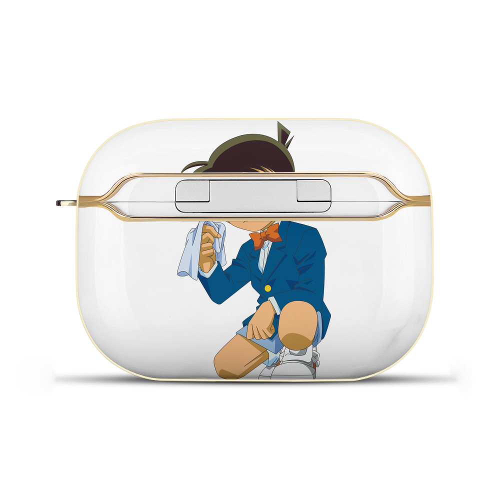 （画像用） 名探偵コナン 江戸川 コナン Detective Conan Conan Edogawa 【AirPods Pro用】ハードシェル保護ケース｜耐衝撃・防指紋・カラビナ付き商品仕様
