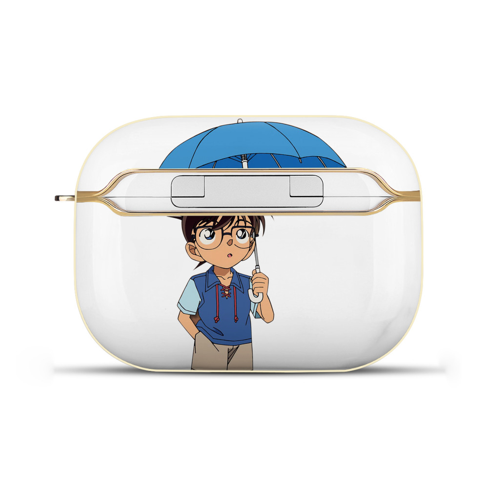 （画像用） 名探偵コナン 江戸川 コナン Detective Conan Conan Edogawa 【AirPods Pro用】ハードシェル保護ケース｜耐衝撃・防指紋・カラビナ付き商品仕様