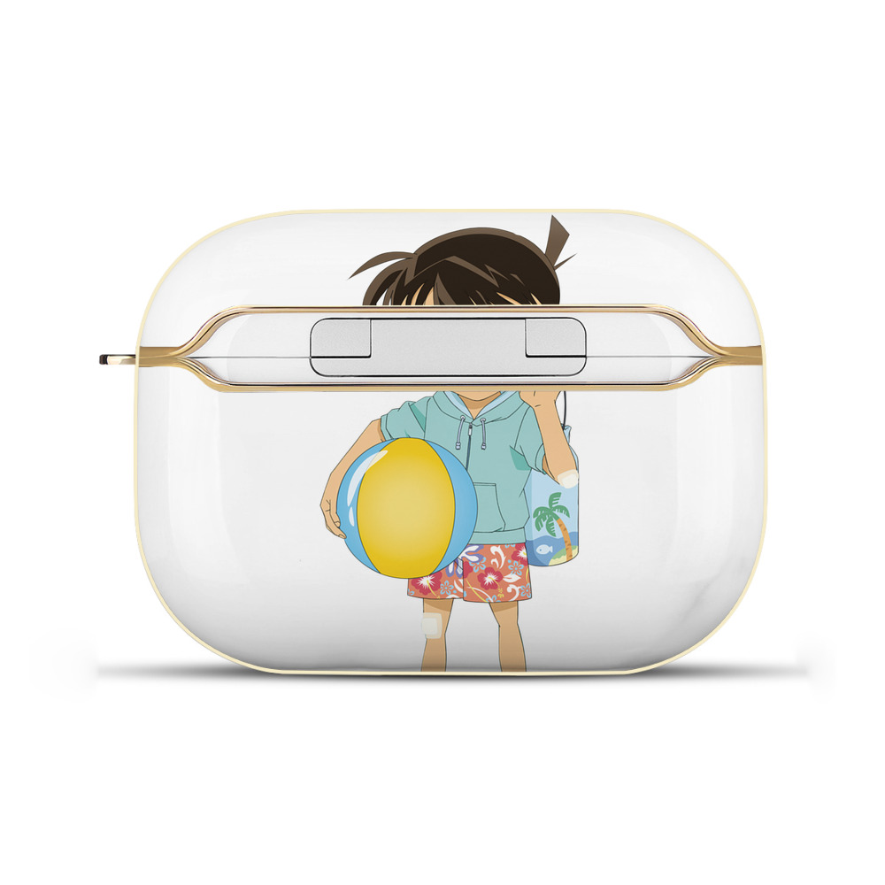 （画像用） 名探偵コナン 江戸川 コナン Detective Conan Conan Edogawa 【AirPods Pro用】ハードシェル保護ケース｜耐衝撃・防指紋・カラビナ付き商品仕様