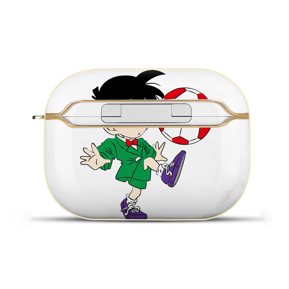 （画像用） 名探偵コナン 江戸川 コナン Detective Conan Conan Edogawa 【AirPods Pro用】ハードシェル保護ケース｜耐衝撃・防指紋・カラビナ付き商品仕様