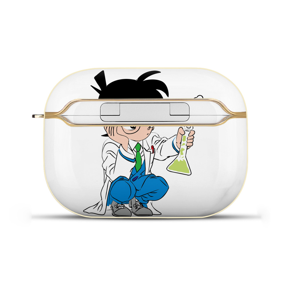 （画像用） 名探偵コナン 江戸川 コナン Detective Conan Conan Edogawa 【AirPods Pro用】ハードシェル保護ケース｜耐衝撃・防指紋・カラビナ付き商品仕様