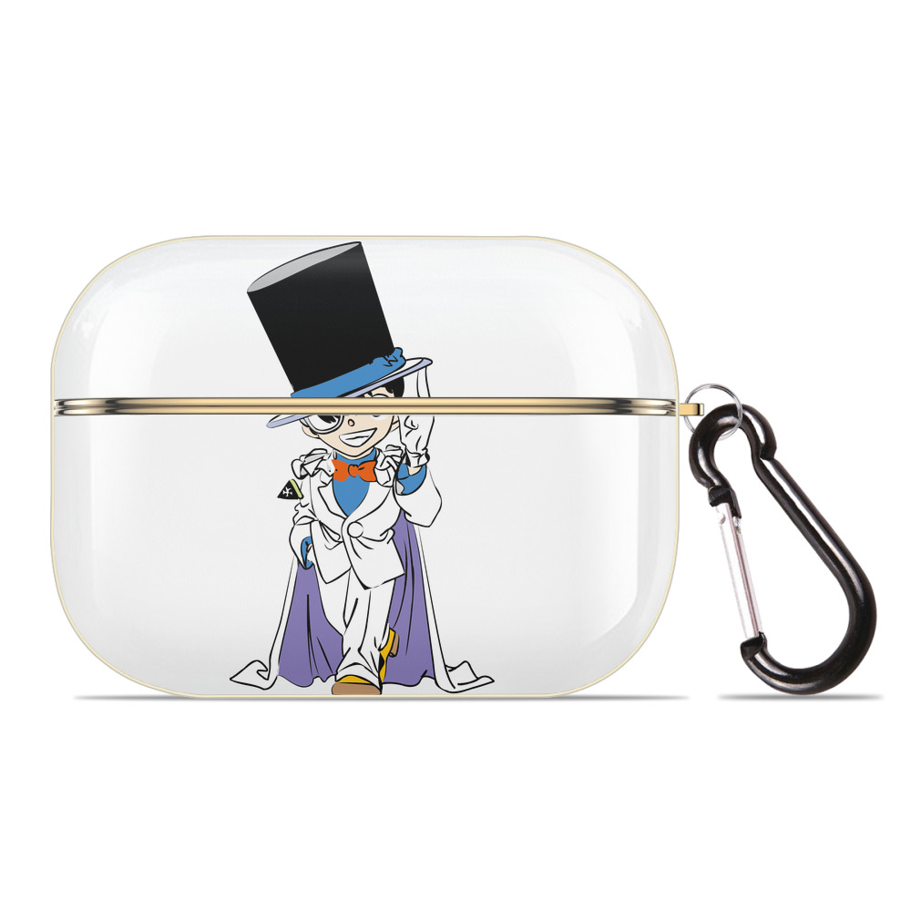 （画像用） 名探偵コナン 江戸川 コナン Detective Conan Conan Edogawa 【AirPods Pro用】ハードシェル保護ケース｜耐衝撃・防指紋・カラビナ付き商品仕様