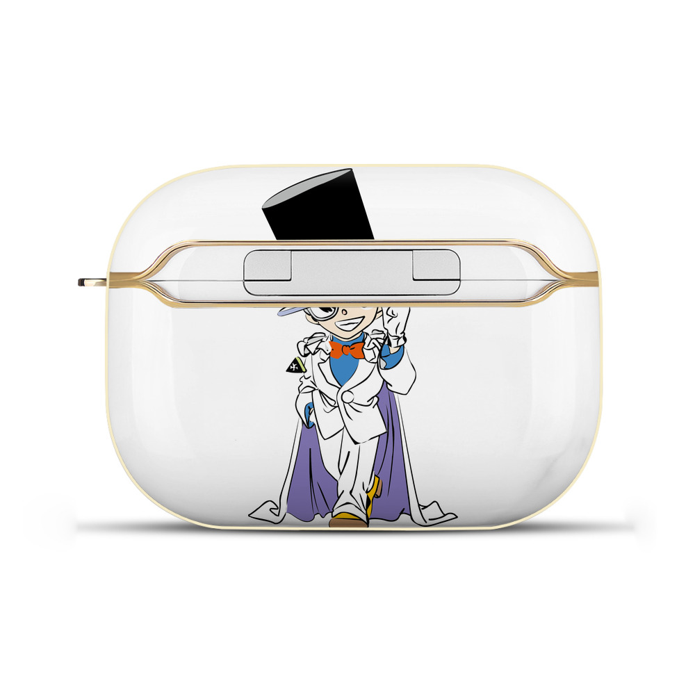 （画像用） 名探偵コナン 江戸川 コナン Detective Conan Conan Edogawa 【AirPods Pro用】ハードシェル保護ケース｜耐衝撃・防指紋・カラビナ付き商品仕様