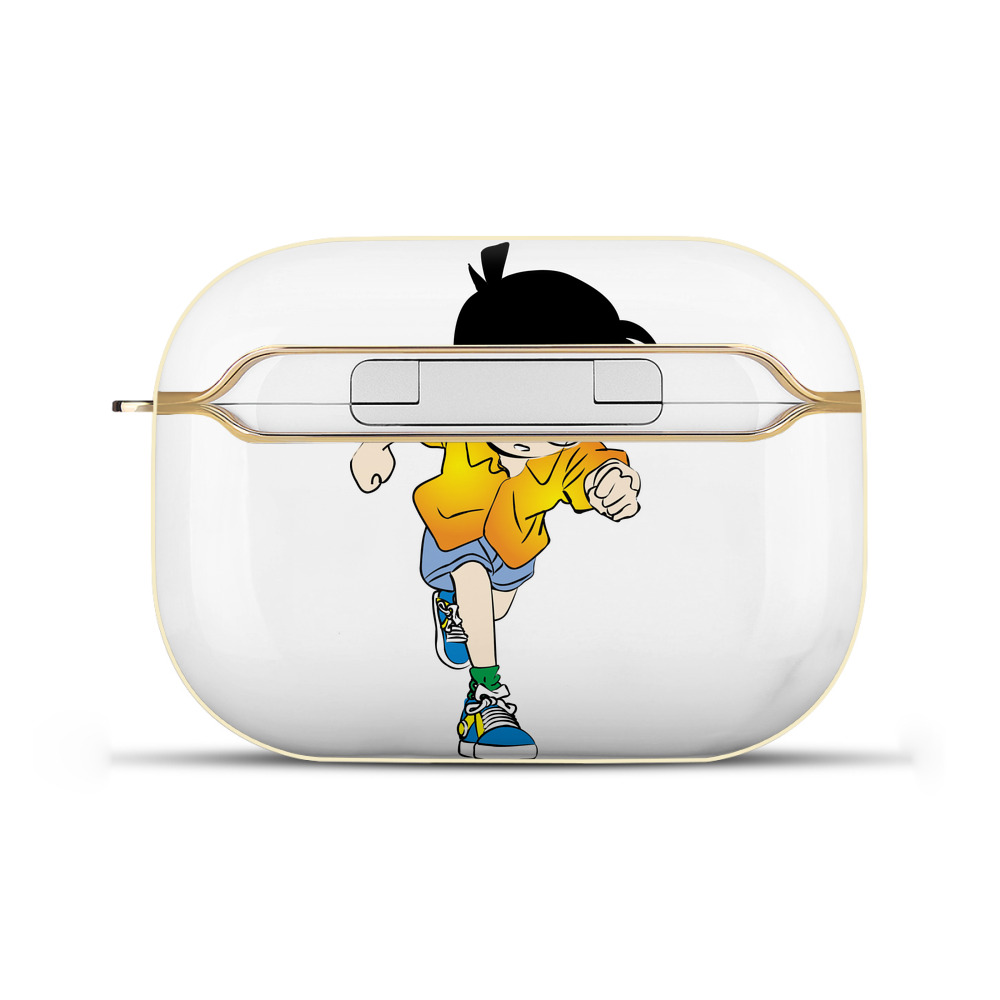 （画像用） 名探偵コナン 江戸川 コナン Detective Conan Conan Edogawa 【AirPods Pro用】ハードシェル保護ケース｜耐衝撃・防指紋・カラビナ付き商品仕様
