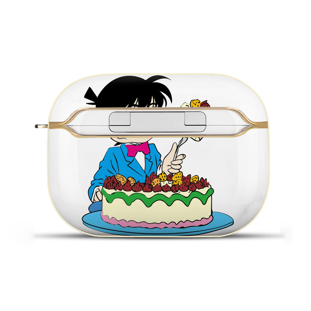 （画像用） 名探偵コナン 江戸川 コナン Detective Conan Conan Edogawa 【AirPods Pro用】ハードシェル保護ケース｜耐衝撃・防指紋・カラビナ付き商品仕様