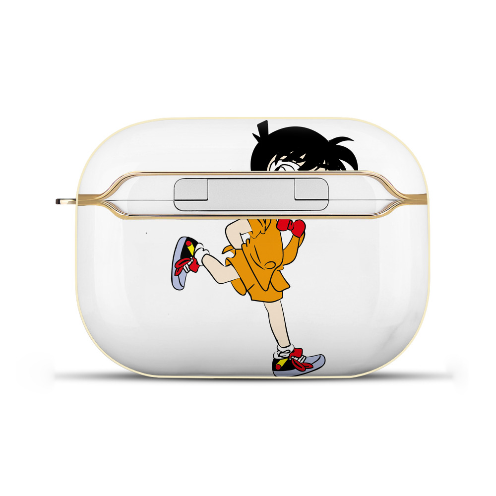（画像用） 名探偵コナン 江戸川 コナン Detective Conan Conan Edogawa 【AirPods Pro用】ハードシェル保護ケース｜耐衝撃・防指紋・カラビナ付き商品仕様