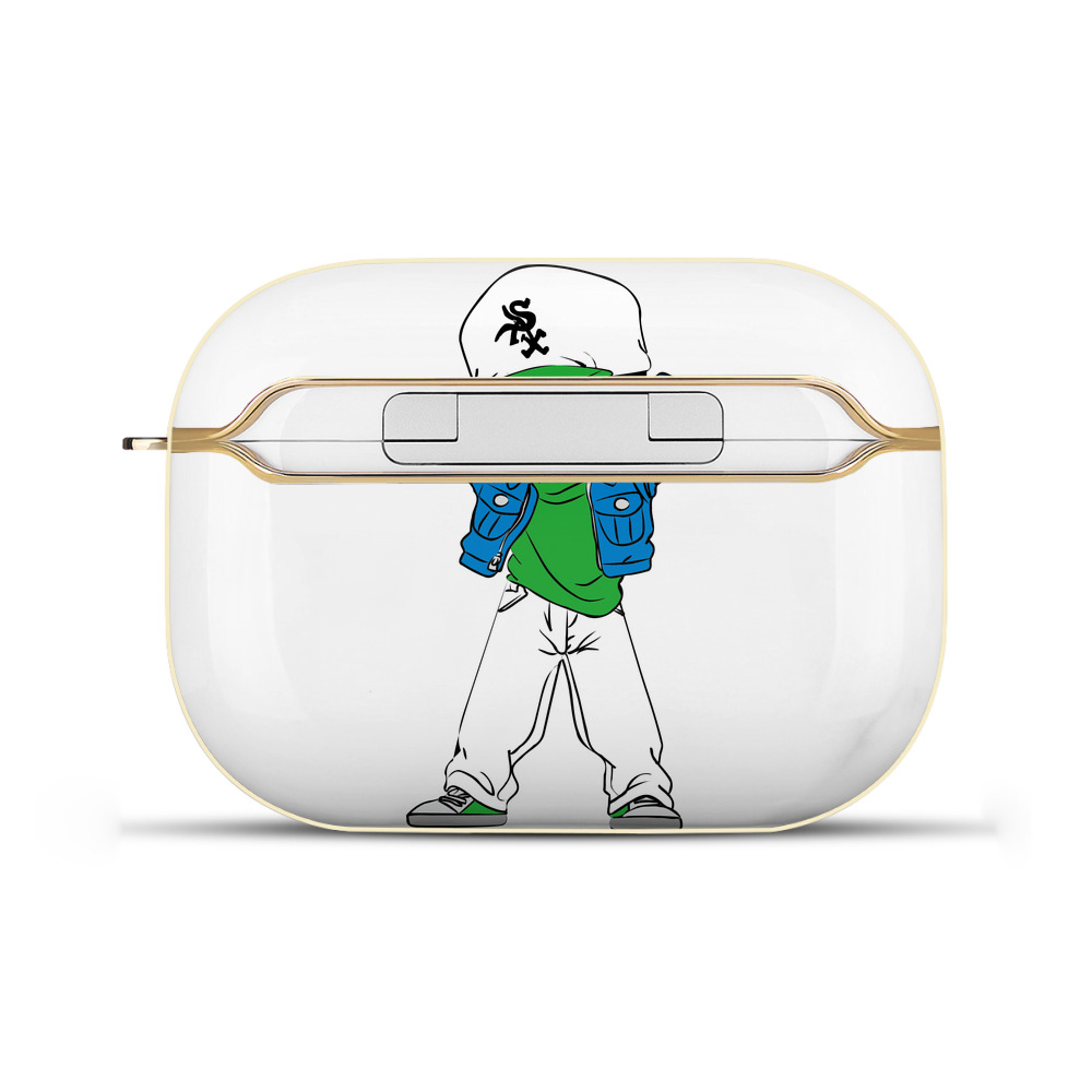 （画像用） 名探偵コナン 江戸川 コナン Detective Conan Conan Edogawa 【AirPods Pro用】ハードシェル保護ケース｜耐衝撃・防指紋・カラビナ付き商品仕様