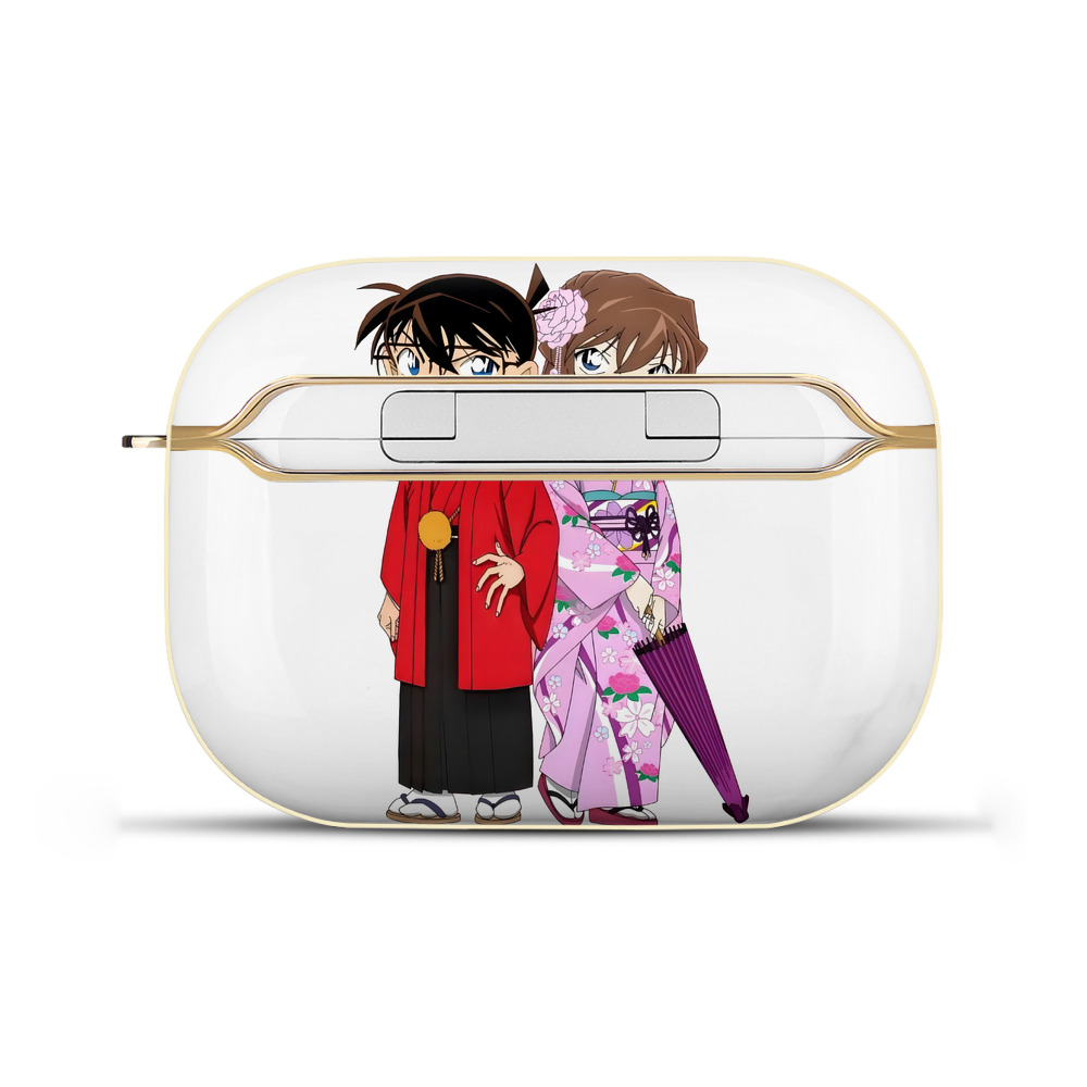 （画像用） 名探偵コナン 江戸川 コナン Detective Conan Conan Edogawa 【AirPods Pro用】ハードシェル保護ケース｜耐衝撃・防指紋・カラビナ付き商品仕様