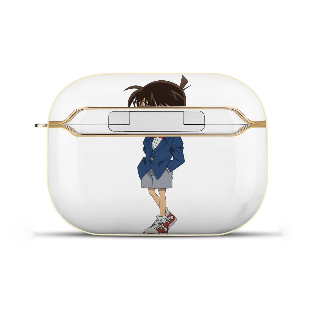 （画像用） 名探偵コナン 江戸川 コナン Detective Conan Conan Edogawa 【AirPods Pro用】ハードシェル保護ケース｜耐衝撃・防指紋・カラビナ付き商品仕様