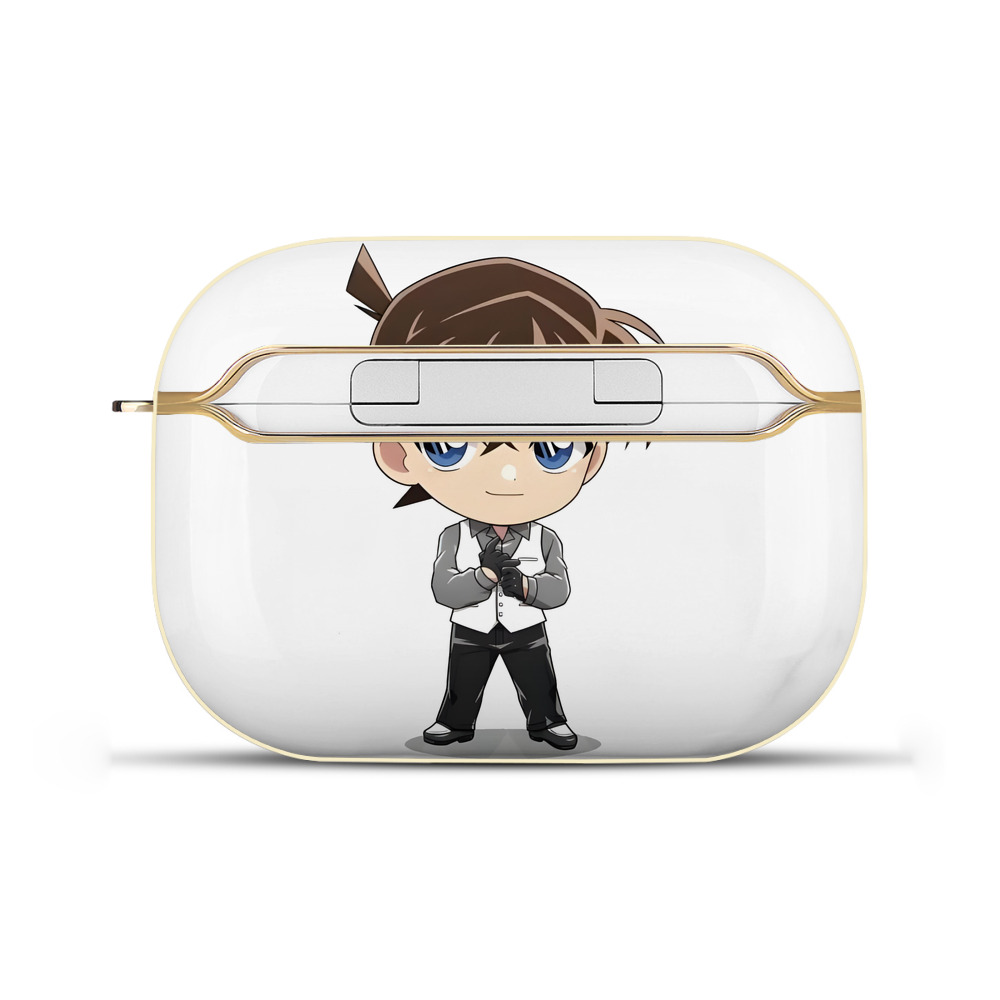 （画像用） 名探偵コナン 江戸川 コナン Detective Conan Conan Edogawa 【AirPods Pro用】ハードシェル保護ケース｜耐衝撃・防指紋・カラビナ付き商品仕様