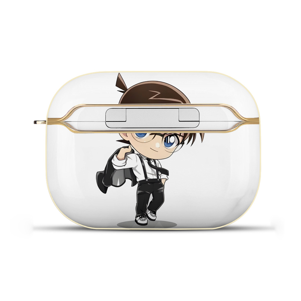 （画像用） 名探偵コナン 江戸川 コナン Detective Conan Conan Edogawa 【AirPods Pro用】ハードシェル保護ケース｜耐衝撃・防指紋・カラビナ付き商品仕様