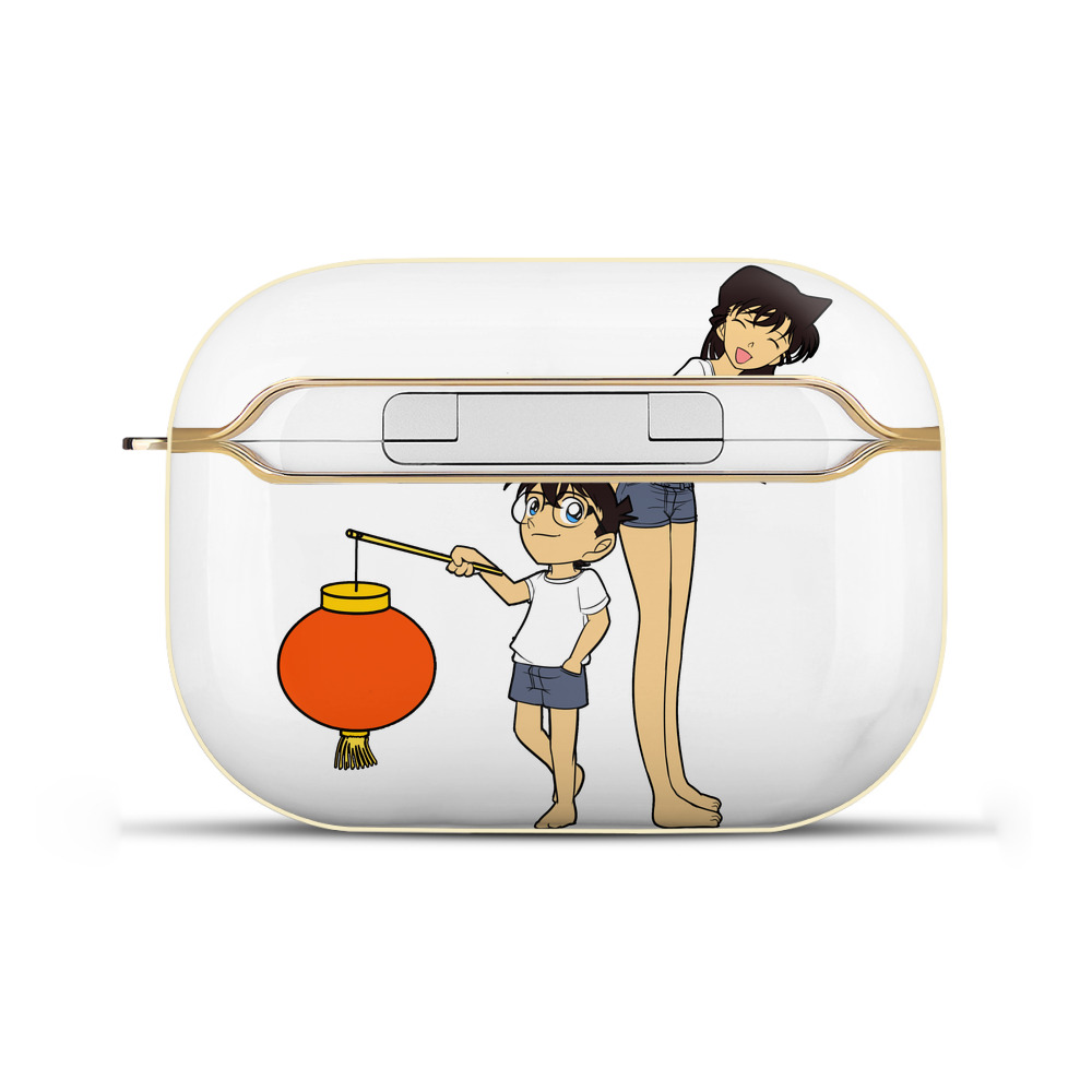 （画像用） 名探偵コナン 毛利 蘭 もうり らん、モーリ ラン Detective Conan Rachel Moore 【AirPods Pro用】ハードシェル保護ケース｜耐衝撃・防指紋・カラビナ付き商品仕様
