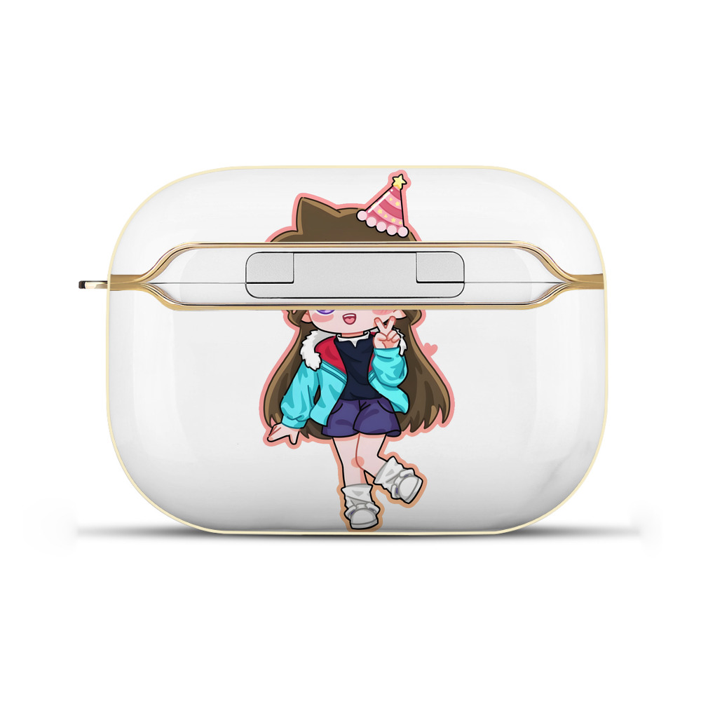（画像用） 名探偵コナン 毛利 蘭 もうり らん、モーリ ラン Detective Conan Rachel Moore 【AirPods Pro用】ハードシェル保護ケース｜耐衝撃・防指紋・カラビナ付き商品仕様