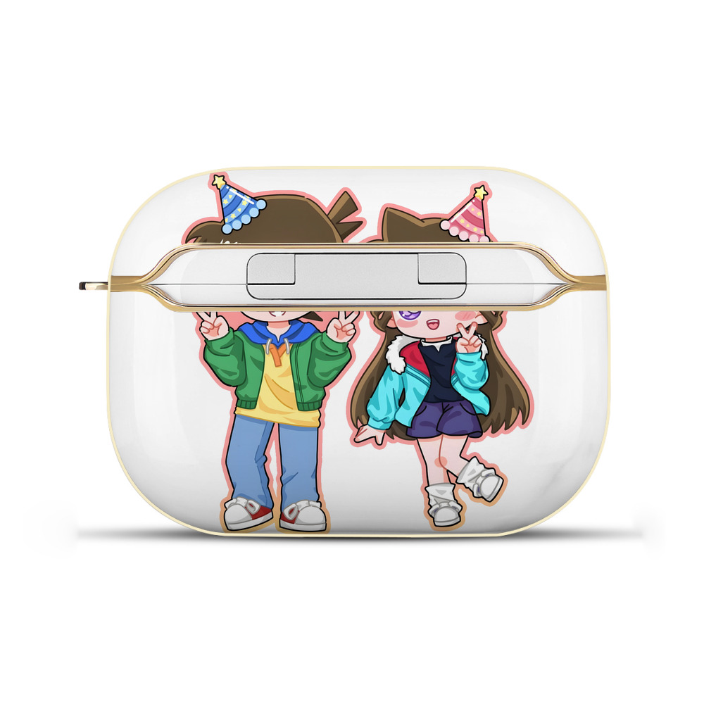 （画像用） 名探偵コナン 毛利 蘭 もうり らん、モーリ ラン Detective Conan Rachel Moore 【AirPods Pro用】ハードシェル保護ケース｜耐衝撃・防指紋・カラビナ付き商品仕様