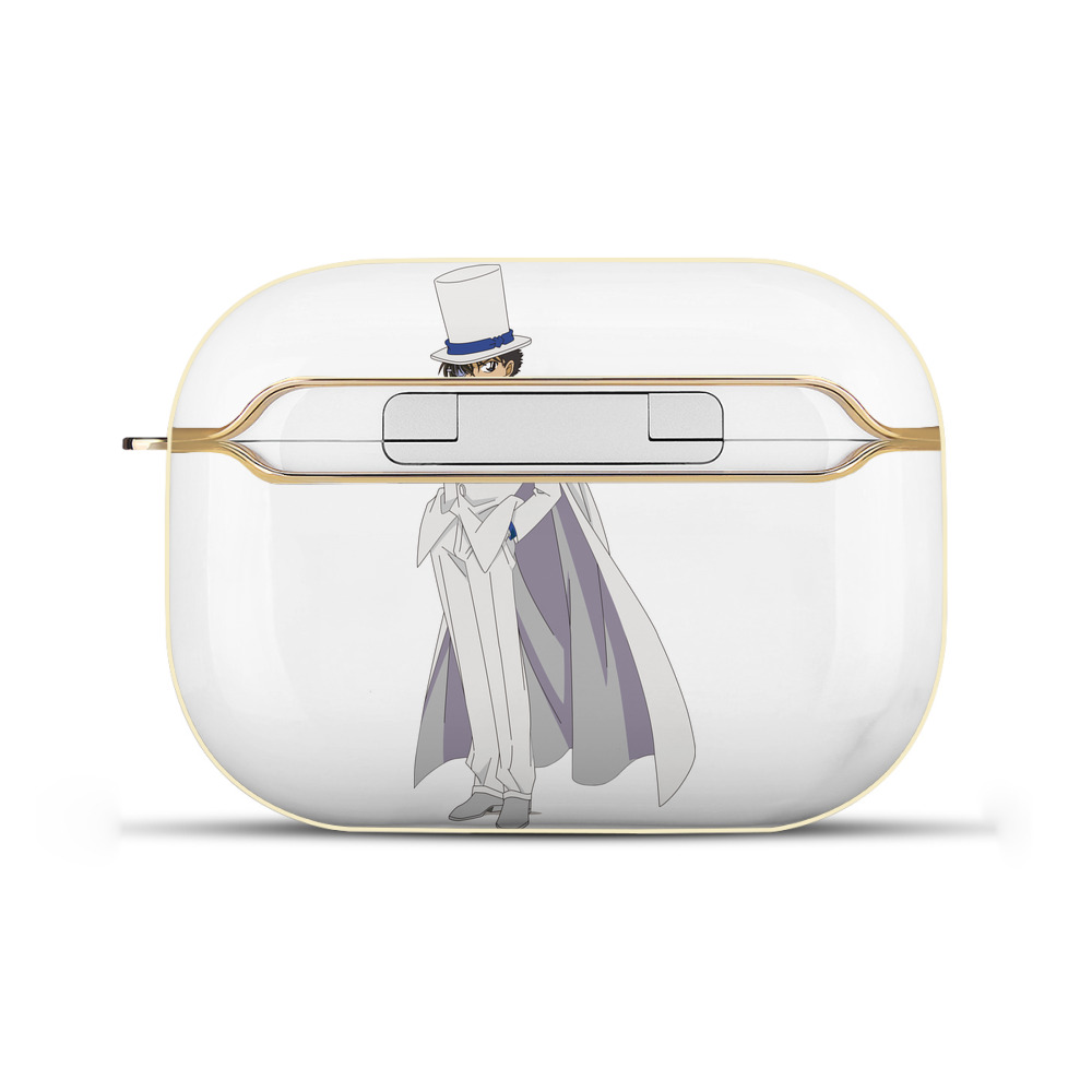 （画像用） 名探偵コナン くろば かいと Detective Conan Kuroba Kaito 【AirPods Pro用】ハードシェル保護ケース｜耐衝撃・防指紋・カラビナ付き商品仕様