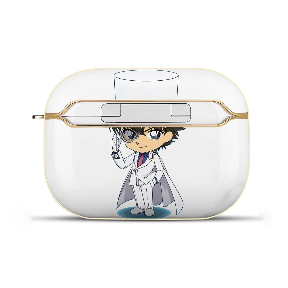 （画像用） 名探偵コナン くろば かいと Detective Conan Kuroba Kaito 【AirPods Pro用】ハードシェル保護ケース｜耐衝撃・防指紋・カラビナ付き商品仕様
