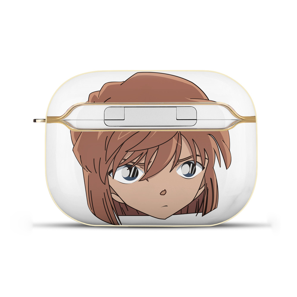 （画像用） 名探偵コナン 灰原 哀 はいばら あい Detective Conan Anita Hailey、Vi Graythorn Haibara Ai 【AirPods Pro用】ハードシェル保護ケース｜耐衝撃・防指紋・カラビナ付き商品仕様