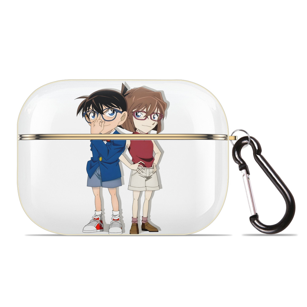 （画像用） 名探偵コナン 灰原 哀 はいばら あい Detective Conan Anita Hailey、Vi Graythorn Haibara Ai 【AirPods Pro用】ハードシェル保護ケース｜耐衝撃・防指紋・カラビナ付き商品仕様