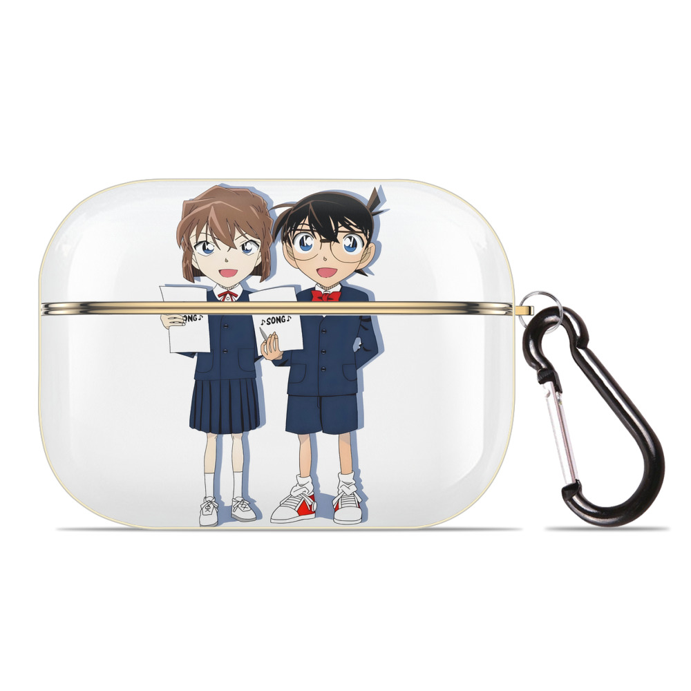 （画像用） 名探偵コナン 灰原 哀 はいばら あい Detective Conan Anita Hailey、Vi Graythorn Haibara Ai 【AirPods Pro用】ハードシェル保護ケース｜耐衝撃・防指紋・カラビナ付き商品仕様