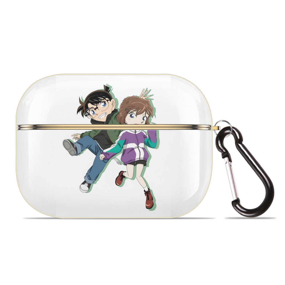 （画像用） 名探偵コナン 灰原 哀 はいばら あい Detective Conan Anita Hailey、Vi Graythorn Haibara Ai 【AirPods Pro用】ハードシェル保護ケース｜耐衝撃・防指紋・カラビナ付き商品仕様