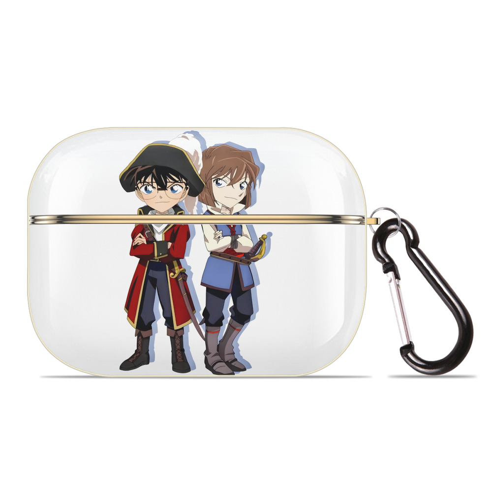 （画像用） 名探偵コナン 灰原 哀 はいばら あい Detective Conan Anita Hailey、Vi Graythorn Haibara Ai 【AirPods Pro用】ハードシェル保護ケース｜耐衝撃・防指紋・カラビナ付き商品仕様
