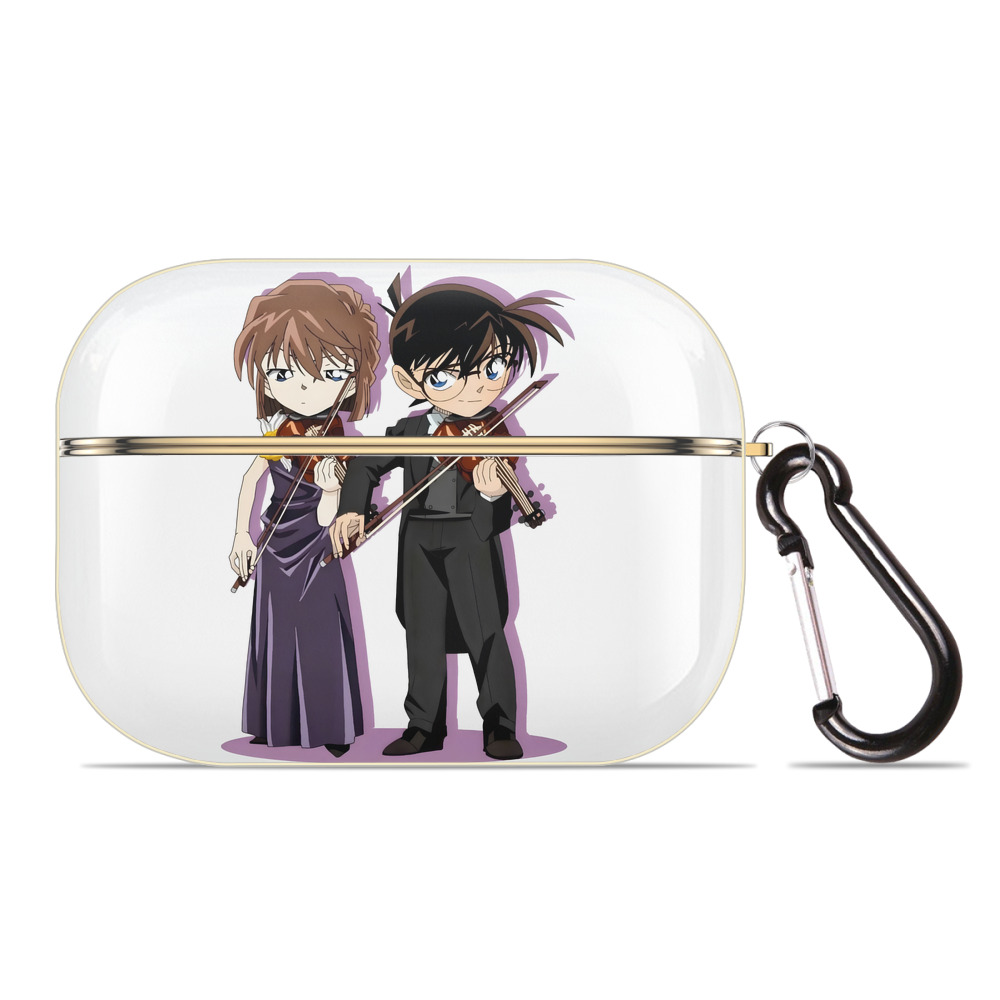 （画像用） 名探偵コナン 灰原 哀 はいばら あい Detective Conan Anita Hailey、Vi Graythorn Haibara Ai 【AirPods Pro用】ハードシェル保護ケース｜耐衝撃・防指紋・カラビナ付き商品仕様