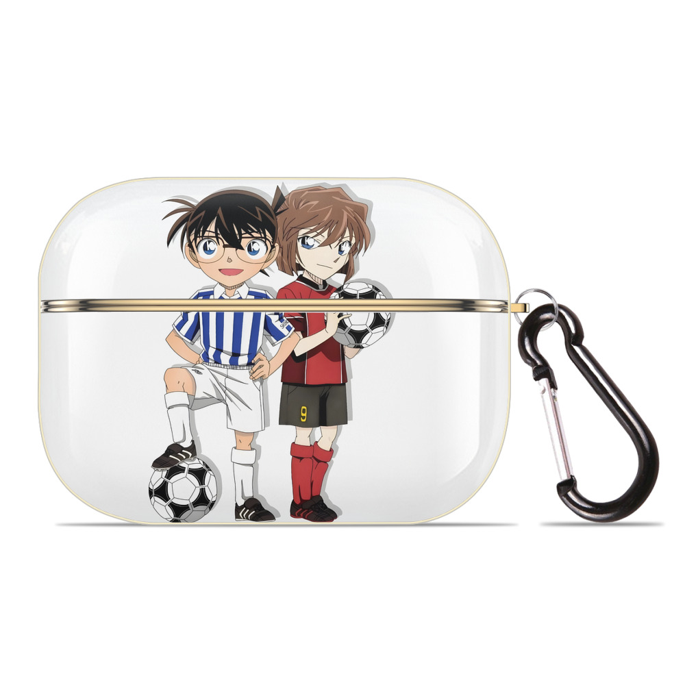 （画像用） 名探偵コナン 灰原 哀 はいばら あい Detective Conan Anita Hailey、Vi Graythorn Haibara Ai 【AirPods Pro用】ハードシェル保護ケース｜耐衝撃・防指紋・カラビナ付き商品仕様