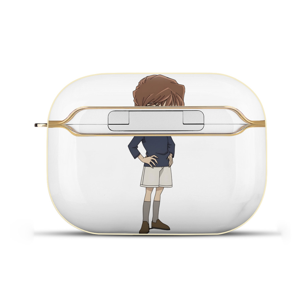 （画像用） 名探偵コナン 灰原 哀 はいばら あい Detective Conan Anita Hailey、Vi Graythorn Haibara Ai 【AirPods Pro用】ハードシェル保護ケース｜耐衝撃・防指紋・カラビナ付き商品仕様