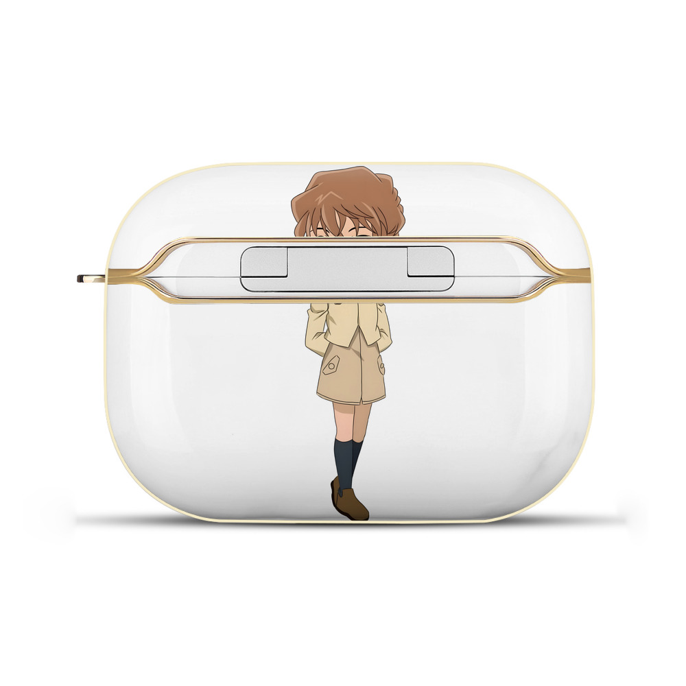 （画像用） 名探偵コナン 灰原 哀 はいばら あい Detective Conan Anita Hailey、Vi Graythorn Haibara Ai 【AirPods Pro用】ハードシェル保護ケース｜耐衝撃・防指紋・カラビナ付き商品仕様